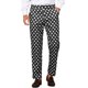 thumbnail image 1 of Pantalones formales de ajuste regular para hombres INSPIRE CHIC con estampado de lunares 36 Negro, 1 of 6