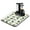 White-905, variant on Beach Vacation Palm Leaf Dish Mat, Absorbent Coffee Counter Mat, Leak-Proof Diatom Mud Under Appliance Pad for Tropical Kitchen Style