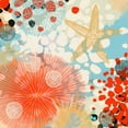 thumbnail image 3 of Orlov, Irena 15x15 Black Modern Framed Museum Art Print Titled - Exotic Sea Life II, 3 of 5
