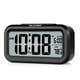 thumbnail image 1 of Peakeep Reloj despertador digital con luz nocturna, funciona con pilas, con temperatura interior, escritorio, reloj pequeño (negro), 1 of 7