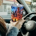 thumbnail image 6 of Salouo Magical Stained Glass Castle Print 20oz Tumbler with Lid,Stainless Steel Vacuum Insulated Tumbler Durable Insulated Coffee Mug Thermal Cup with Splash Proof Sliding Lid-Without Straw, 6 of 8