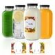 thumbnail image 1 of Botellas de jugo de vidrio Alotpower 32 oz/946 ml con tapas, juego de 4, 1 of 7