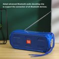thumbnail image 4 of Monstrate 2021 El último altavoz bluetooth inalámbrico con carga solar, subwoofer estéreo, centro de música portátil para exteriores con linterna FM Cables de audio/vídeo Azul, 4 of 8