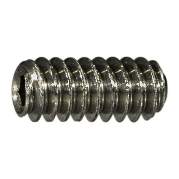 #4-40 x 1/4" 18-8 Stainless Hex Socket Headless Set Screws SSSSS-056 (20 pcs.)