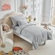 thumbnail image 1 of Juego de ropa de cama para niños pequeños UOZZI 5 piezas gris suave, 1 of 9