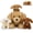 GoldenRetriever-4 PCS Brown, variant on MaoGoLan 4Pcs Golden Retriever Stuffed Animal 18'' Large Stuffed Dog With 3 Puppies Plush Toy