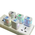 thumbnail image 2 of Maoww Chargeurs Muraux USB, Tête de Charge LED Universelle Haute Performance, Adaptateur d'Alimentation Résistant à l'Usure pour Bureau, Violet, 2 of 8