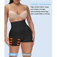 thumbnail image 3 of Lilvigor High Waisted Body Shaper Boyshorts Tummy Control Waist Slimming and Back Smoothing Shapewear With Anti-Slip Strip On Waist for Women Plus Size, 3 of 7