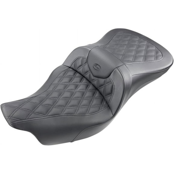 Saddlemen Roadsofa Lattice Stitch Carbon Weave/Black Seat (808-07B-182T)