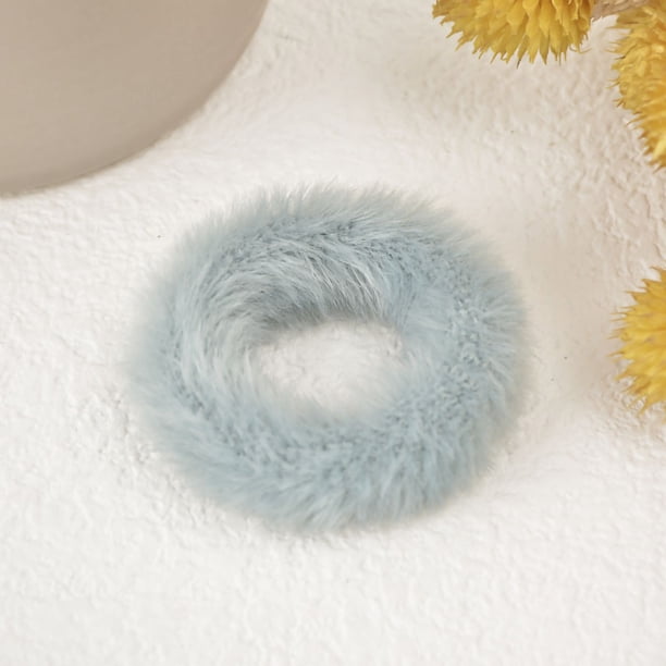 Fiudx Lazo para El Cabello Accesorios para El Cabello Cubierta de Color Puro Lazo de Goma Lazo para El Cabello