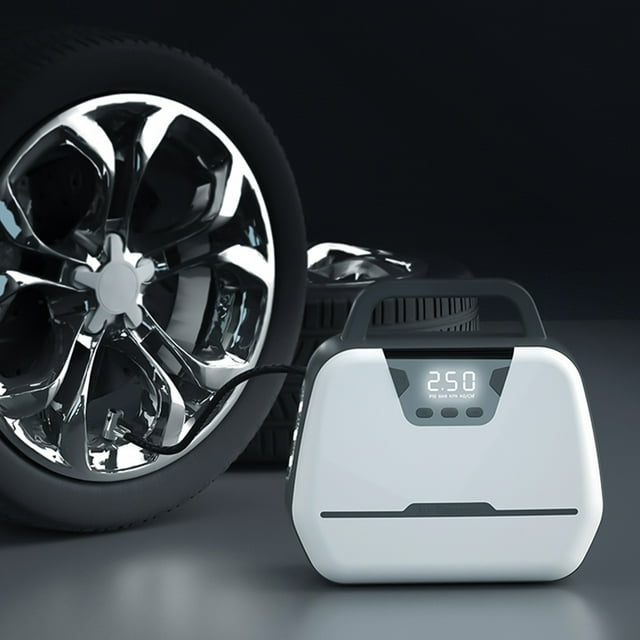 Portable Car Tire Inflator Tire Pump With Digital Pressure Gauge, LED Light , Auto Shut Off,Bicycles Mattress Other Inflatables