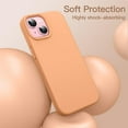 thumbnail image 4 of JETech Silicone Case for iPhone 15 Plus 6.7-Inch, Silky-Soft Touch Full-Body Protective Phone Case, Shockproof Cover (Orange Sorbet), 4 of 6