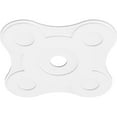 thumbnail image 2 of 34"OD x 5"ID x 11 3/4"C x 1"P Luna Architectural Grade PVC Contemporary Ceiling Medallion, 2 of 11