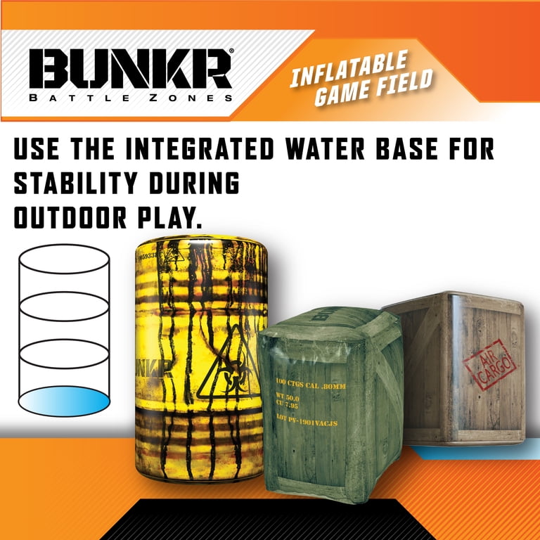 BUNKR Battle Pack Inflatable Obstacle Course for Blasters photo 3