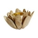 thumbnail image 1 of Incensario portátil de madera de estilo nórdico con forma de flor, adorno para quemador de cono. Beige, 1 of 8