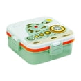 thumbnail image 3 of Bento Box Cartoon Lunch Container Microwave Safe Food Grade Leak Proof with Utensils Cute for College Office by Xuniizn, 3 of 7
