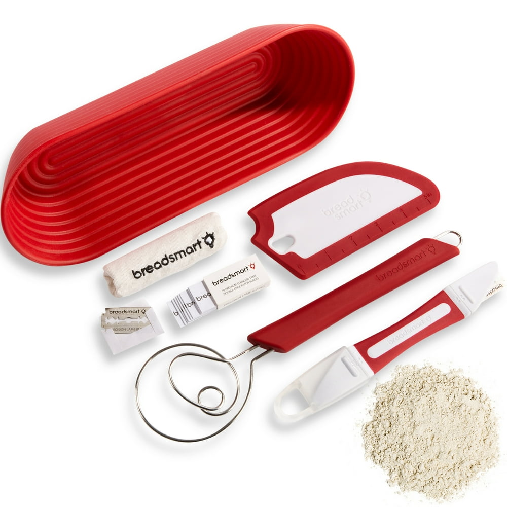 Breadsmart Artisan Bread Making Kit 5 PC Baking Supplies Set Lame