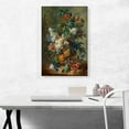 thumbnail image 2 of ARTCANVAS Still Life With Flowers 1723 Canvas Art Print by Jan Van Huysum - Size: 26" x 18" (0.75" Deep), 2 of 9