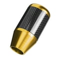 thumbnail image 3 of Universal Carbon Fiber Automatic Wave Stick Head Shift Knob Modification Accessory(Gold), 3 of 9