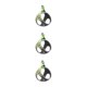 thumbnail image 2 of Greeniant Arnés para mascotas Chaleco de malla de nylon ajustable Entrenamiento nocturno Poliéster elástico Clip trasero Correa Verde L 3piezas, 2 of 6