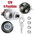 thumbnail image 6 of CSYANXING 12V/24V 4 Position Ignition Switch for Car Truck Tractor Trailer Universal with Keys ACC OFF IGN Start, 6 of 9