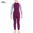 thumbnail image 3 of Greeniant Trajes de neopreno para niños y niñas, traje de buceo a prueba de frío, pantalones de manga larga gruesos, traje de baño para jóvenes, Deportes acuáticos Púrpura XXL Greeniant OD003675-05, 3 of 6