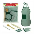 thumbnail image 1 of 6PCS Kids DIY Cooking Kit Chef Apron Mitt Rolling Pin Enjoyable Pretend Cooking Toys Kitchen Cookware Play House Toys for Child Child Educational Interactive Toy Christmas Birthday Gift, 1 of 8