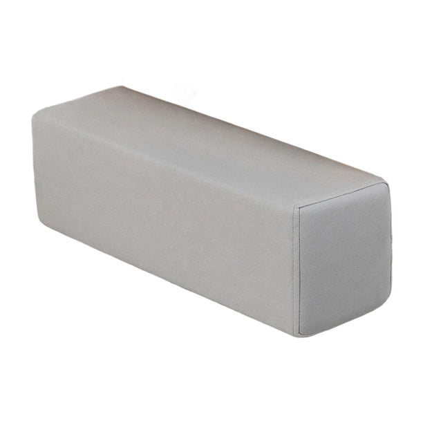 Cojín cómodo para reposabrazos de sofá con funda de almohada extraíble y lavable, almohadilla para reposabrazos para sofá, sillón, hogar, sala de gris claro