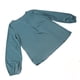 thumbnail image 5 of Camiseta holgada Nikou mujer color puro transpirable mangas largas cuello en V verde XL, 5 of 15