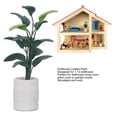 thumbnail image 3 of Planta en Maceta para Casa de Muñecas ANGGREK 1:12 Decoración Simulada Arcilla, 3 of 7