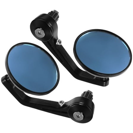 HOMEMAXS 1 Pair Motorcycle Handlebar Mirrors Rearview Mirrors Motorcycle Bar End Mirrors