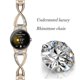 thumbnail image 2 of Correa de metal con decoración de diamantes de imitación para Google Pixel Watch 2/Pixel Watch, color rosa - 3049974583178 Estilo D Google Pixel Watch 2 Dorado, 2 of 5