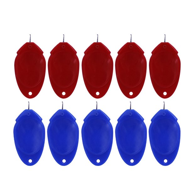 Cuadros Decorativos Enhebrador de aguja guía 10 Uds. bricolaje plástico fácil de coser dedal inserto de alambre manualidades Tmvgtek embutido en tela