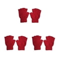 thumbnail image 1 of Jumpingount 1 par de guantes sin dedos, tejido artesanal, accesorio de ropa para hombres y mujeres, calentador de manos de punto térmico cómodo Type1 NO1, 1 of 6