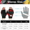 thumbnail image 7 of Fingerless Motorcycle Gloves for Men, Half Finger Motorbike Gloves for BMX ATV MTB Riding, Road Racing, Cycling, Climbing, Motocross, 7 of 7