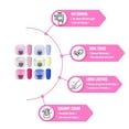 thumbnail image 3 of OneDor Nail Dip Dipping Powder – Acrylic Color Pigment Powders Pro Collection System, (6 Multi Colors Set-10g) …, 3 of 4