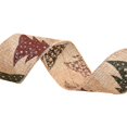 thumbnail image 5 of 10 rollos de cinta navideña de arpillera rústica con letras de copo de nieve de alce de dibujos animados impresas para manualidades, envoltura de regalos, decoración de árboles de fiesta navideña, 5 of 5