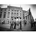thumbnail image 2 of Art.com Boys Staring at Yankee Stadium Stretched Canvas Print Wall Art, 32" x 24", 2 of 4