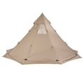 thumbnail image 3 of Hot Tent for 4-6 Persons, Portable Winter Tipi Tent with Stove Jack, Waterproof Canvas Camping Tents, Lightweight 4 Season Shelter Tents for Hiking Fishing Backpacking, L Size, 3 of 6
