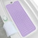 thumbnail image 3 of Apmemiss Clearance Extra Long Non-Slip Bath Mat 39x16 Inch, 200 Suction Cup Shower Floor Mat - PVC Machine Washable Bathroom Mat for Elderly Safety, Anti-Mold Drainage Holes, 3 of 7