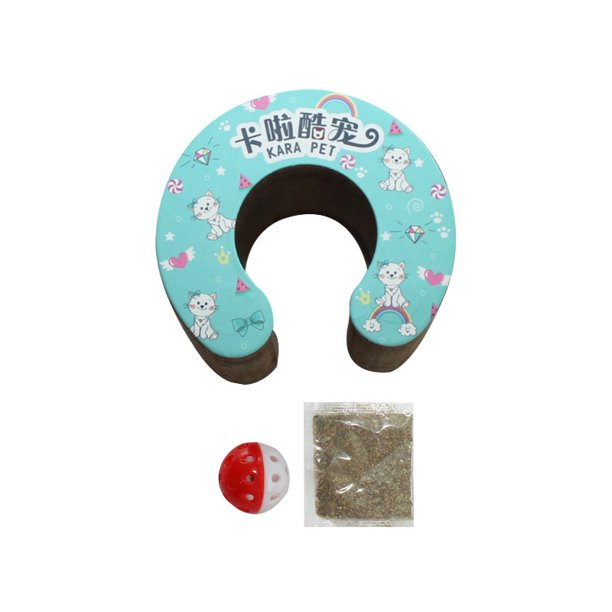 Rascador de cartón para cama de gato, rascador para mascotas para camas de interior, muebles para gatos, hogar, sala de estar, gatito, perros grandes y pequeños, 1 ud. JAMW Sencillez