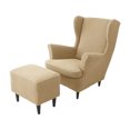 thumbnail image 1 of Youkk 3pcs Polyester Stretchy Sofa Cover With Elastic Band For Easy-to-Clean And Durable Furniture khaki, 1 of 6