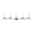 thumbnail image 2 of 17315-91 Livex Lighting Carson - 5 Light Bath Vanity In Contemporary Style-8.75 Inches Tall and 40 Inches Wide-Brushed Nickel Finish, 2 of 11