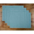 thumbnail image 2 of Mainstays Ribbed Chambray Placemat, 13 in x 18 in, Set of 4, Blue, 2 of 5