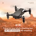 thumbnail image 3 of Helicópteros Radiocontrol 4K Altitude Hold RC Drone Control remoto Cuadricóptero plegable (Negro) Tmvgtek Nuevos Originales, 3 of 9