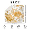 thumbnail image 4 of Pioneer Flower Floral Print Pattern Dish Drying Mat for Kitchen 1 Pack, Ultra Absorbent Microfiber Dishes Drainer Mats,16"x18", 4 of 6