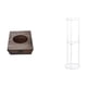 thumbnail image 1 of Organizador de cajas de pañuelos de madera y acrílico con mesa auxiliar transparente para baño, coche, hogar, oficina, balcón. Pequeño, fácil de monta, 1 of 8