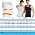 thumbnail image 6 of Compression Shirt for Men Mesh Vest Sleeveless Tank Tops Men Shirt Mens Shapewear Tight Tummy Control Vest Slimming Vest, 6 of 8