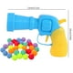 thumbnail image 3 of Pistola de pelota de peluche para gatos, juguetes de pelota de peluche elásticos silenciosos, accesorios para mascotas (juego de 100 bolas), 3 of 8