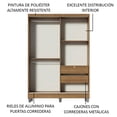 thumbnail image 4 of Ropero Closet Madesa Luke 2 Puertas Corredizas con Pies M, 4 of 5